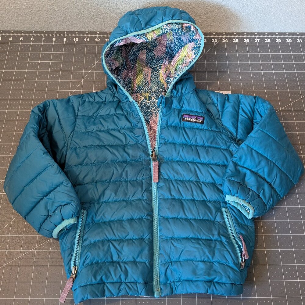 Reversible Patagonia down Puffy Jacket - 4T